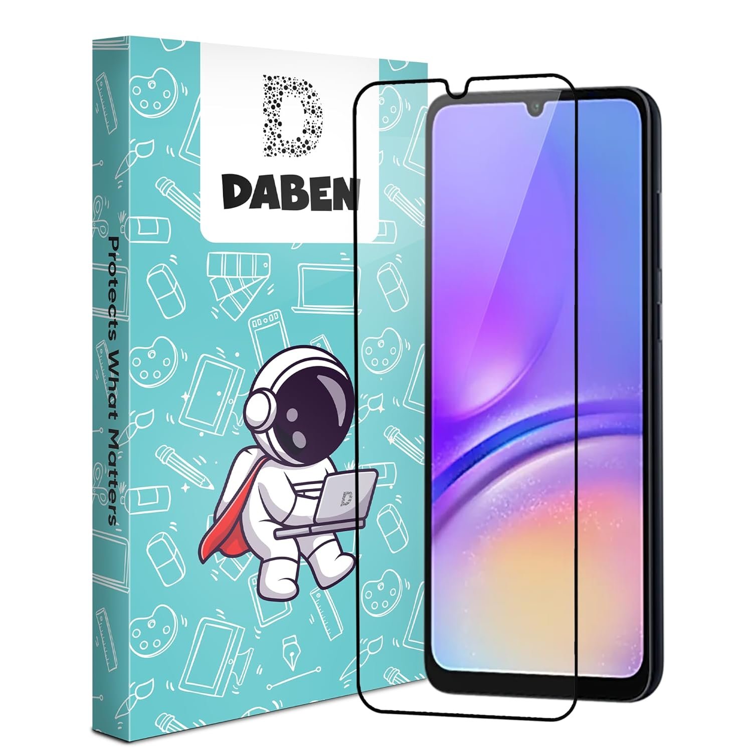 DABEN NovaArmour Tempered Glass Screen Protector Guard for Samsung Galaxy Samsung Galaxy M05