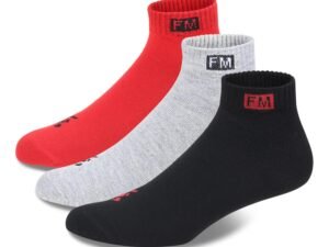 SJeware 12 Pairs Solid Cotton Ankle Length Socks