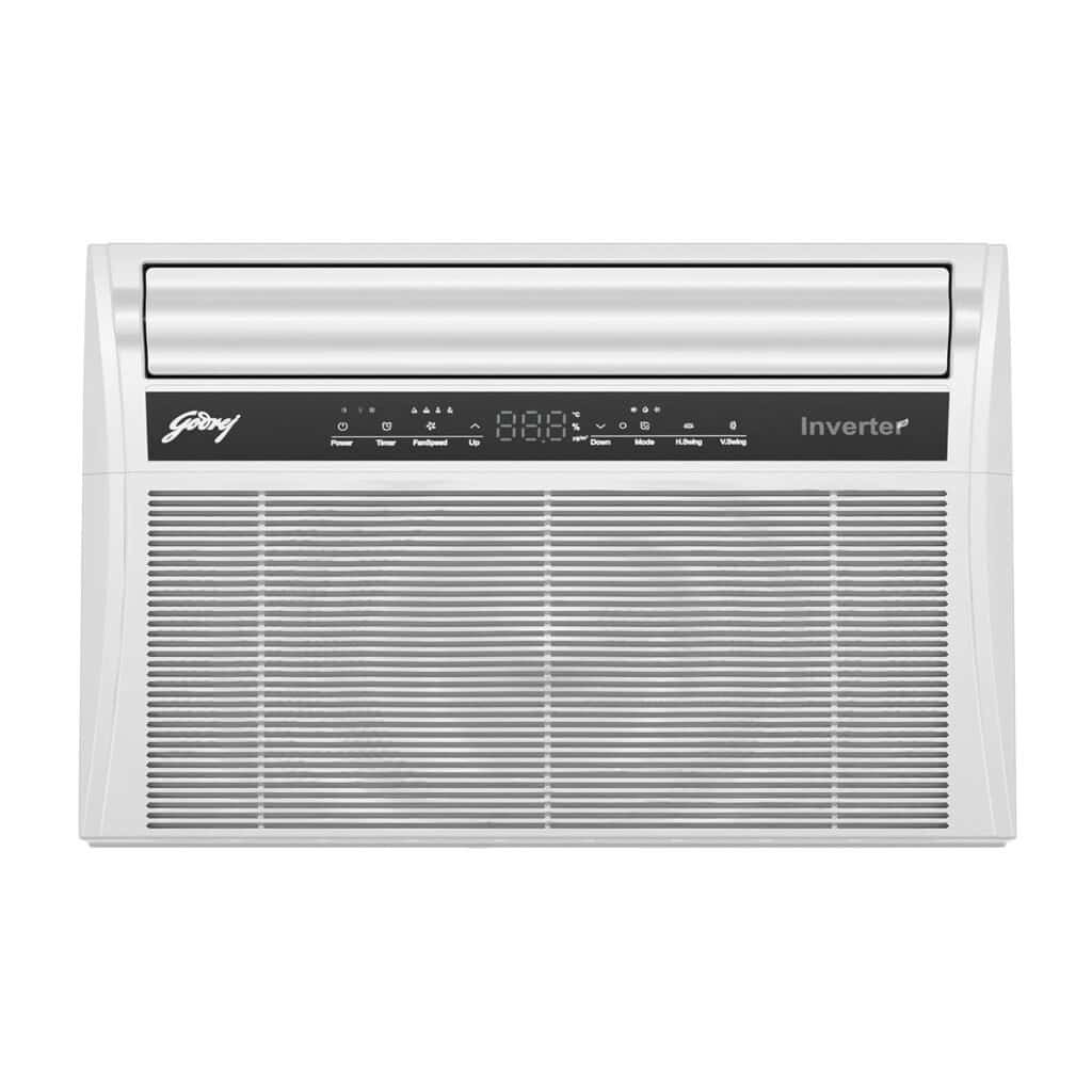 Godrej 1.5 Ton 5 Star 5-In-1 Convertible Cooling Inverter Window AC (I-Sense Technology