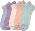 SJeware 12 Pairs Solid Cotton Ankle Length Socks