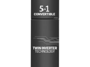 Samsung 236 L 3 Star Convertible Digital Inverter Frost-Free Double Door Refrigerator (Black Matt