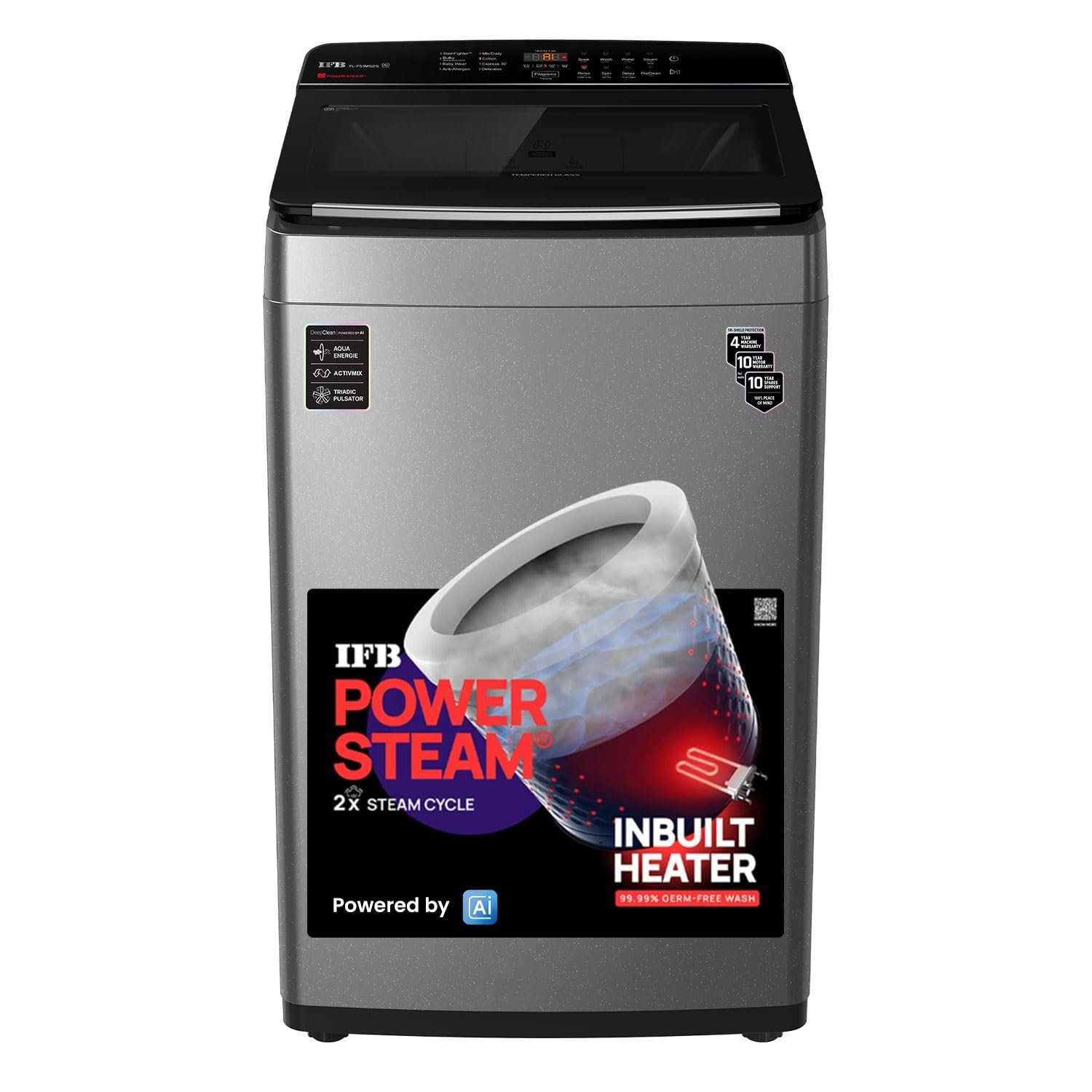 IFB 7.5 Kg 5 Star with DeepClean® Technology, AI Powered, Godrej 7 Kg 5 Star I-Wash Technology Fully Automatic Top Load Washing Machine