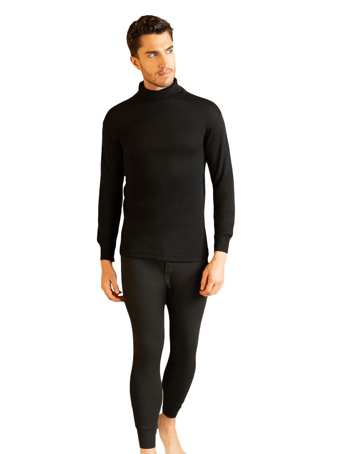 Lux Cottswool Men's High-Neck Thermal Set Lux Cottswool Men’s Cotton Thermal Set