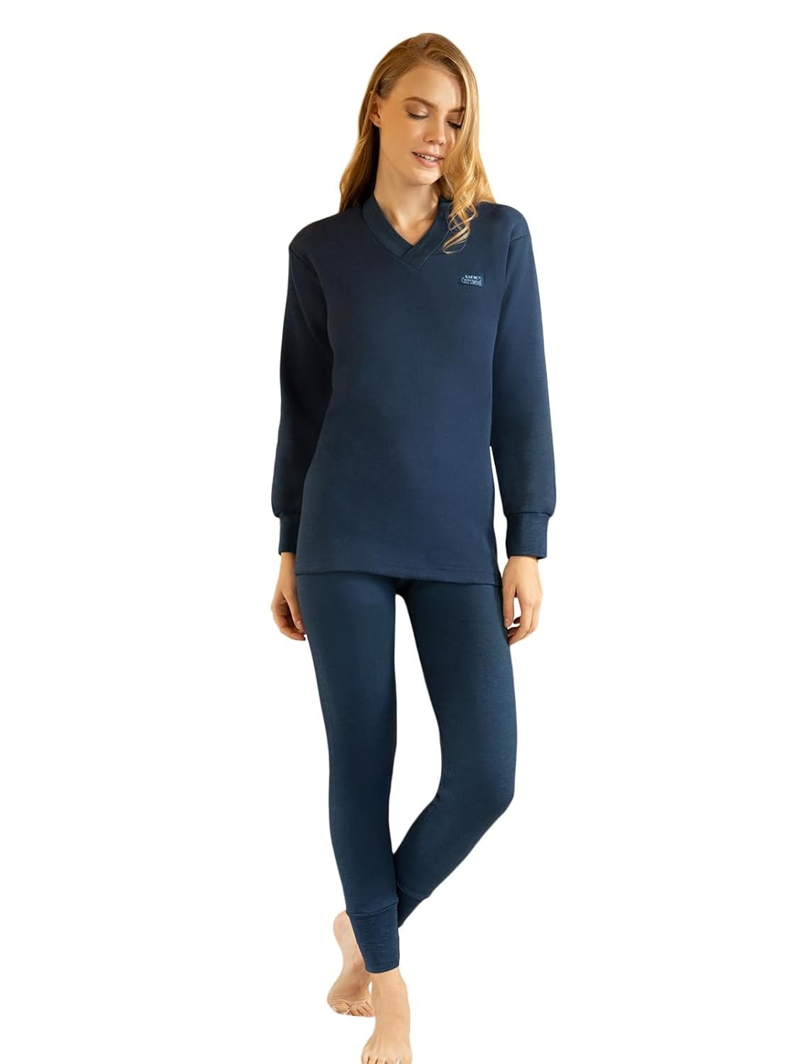 Lux Cottswool Women's Upper and Lower Thermal Set | Thermal Lux Cottswool Men’s Cotton Thermal Set