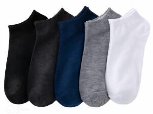 SJeware 12 Pairs Solid Cotton Ankle Length Socks