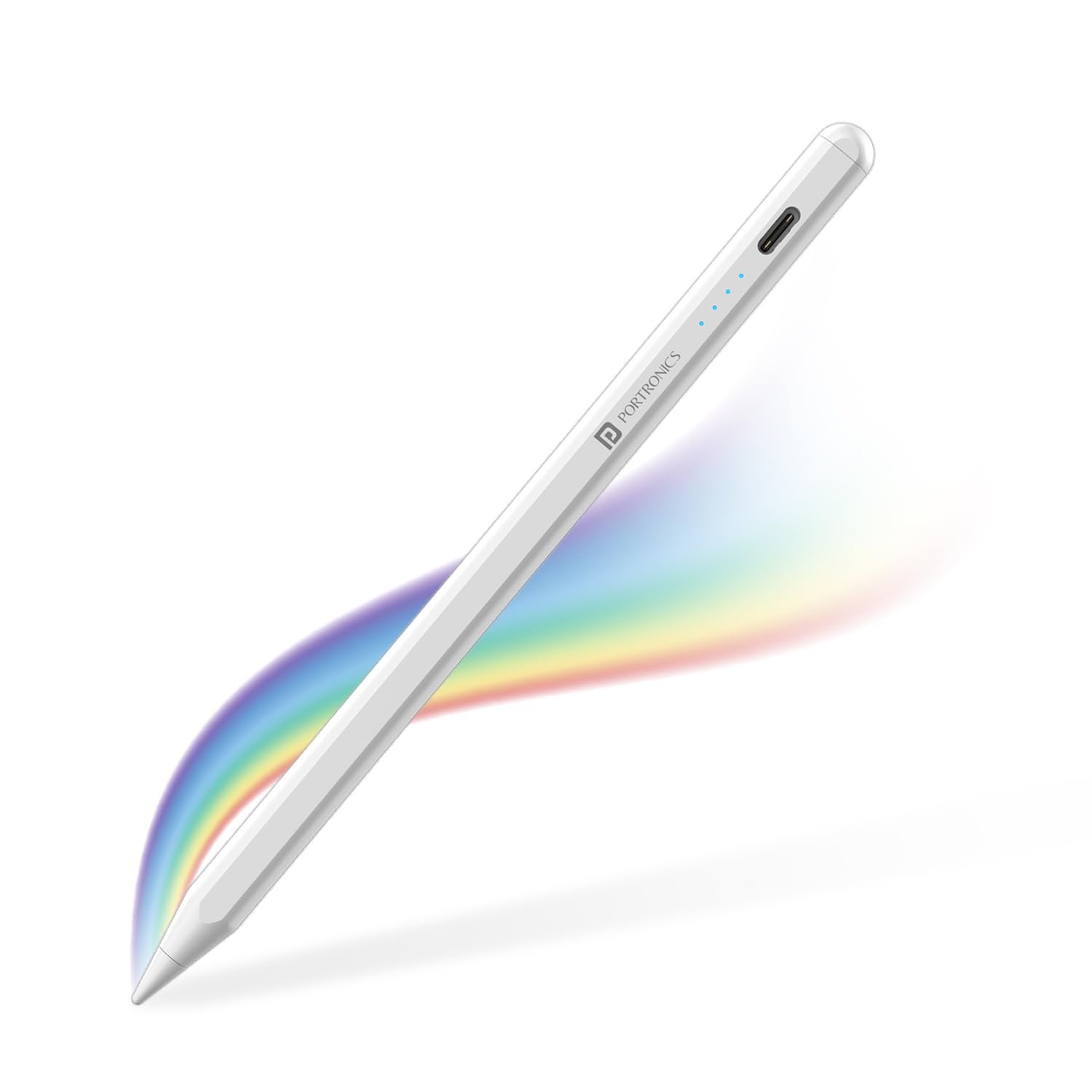 Portronics Glide Stylus Pencil for iPads Only, Angle Tilt Sensitivity, 2024)