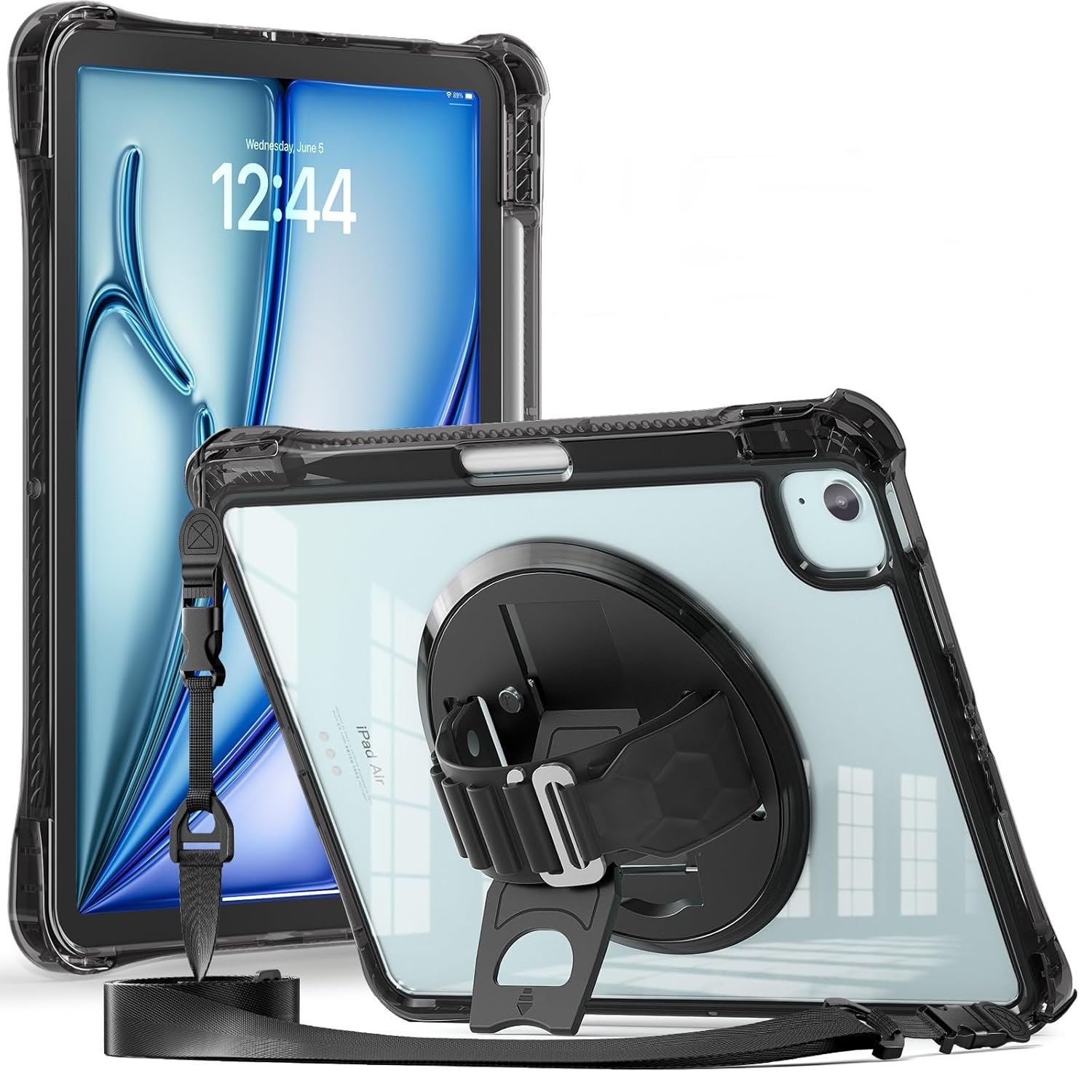 Qinda Case for iPad Air 11 2025/2024 M3/M2/Air 5th/4th Gen 2024)