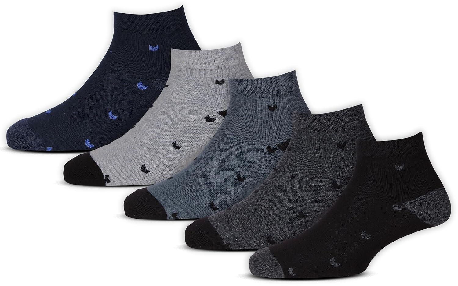 RC. ROYAL CLASS Men's Ankle Length Cotton Multicolored Socks (Pack SJeware 12 Pairs Solid Cotton Ankle Length Socks