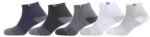 SJeware 12 Pairs Solid Cotton Ankle Length Socks