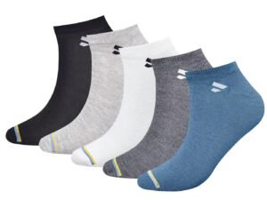SJeware 12 Pairs Solid Cotton Ankle Length Socks