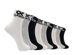 SJeware 12 Pairs Solid Cotton Ankle Length Socks