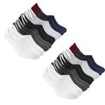 SJeware 12 Pairs Solid Cotton Ankle Length Socks