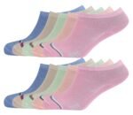 SJeware 12 Pairs Solid Cotton Ankle Length Socks