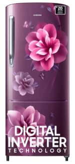 Samsung 183 L 4 Star Digital Inverter Direct-Cool Single Door Refrigerator (Red)