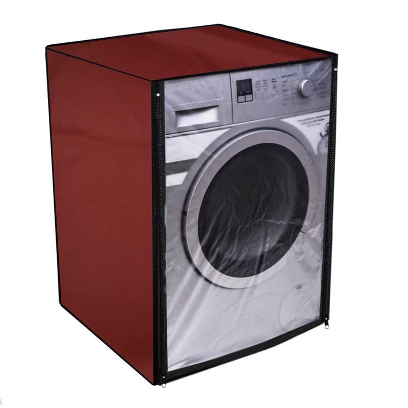 Nitasha TRANSPARENT design washing machine cover Compatible With LG 7 Smart Diagnosis)