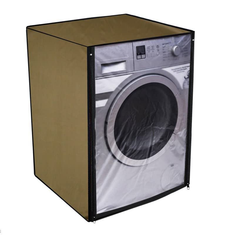 Nitasha TRANSPARENT design washing machine cover Compatible With LG 7 Smart Diagnosis)