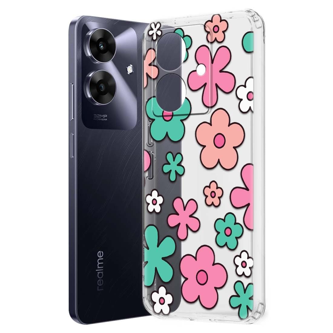 Fashionury Back Cover Case Designer Flexible Soft Back Case Cover realme NARZO N61