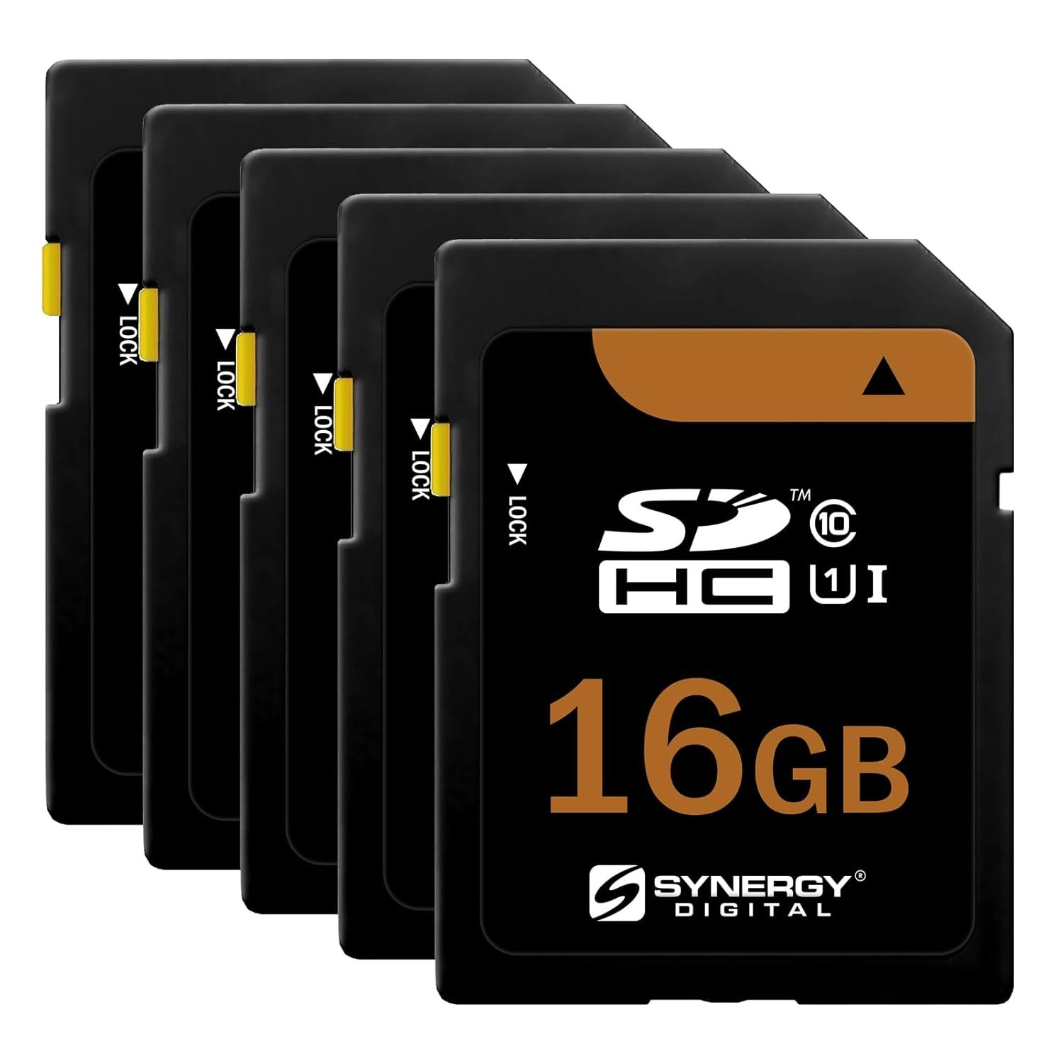 Synergy Digital 16GB Secure Digital SDHC UHS-I Memory Cards, Compatible R32