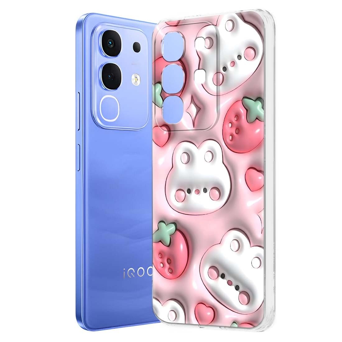 Fashionury Back Case for iQOO Z10x 5G, Print Silicone Stylish iQOO Z10x 5G