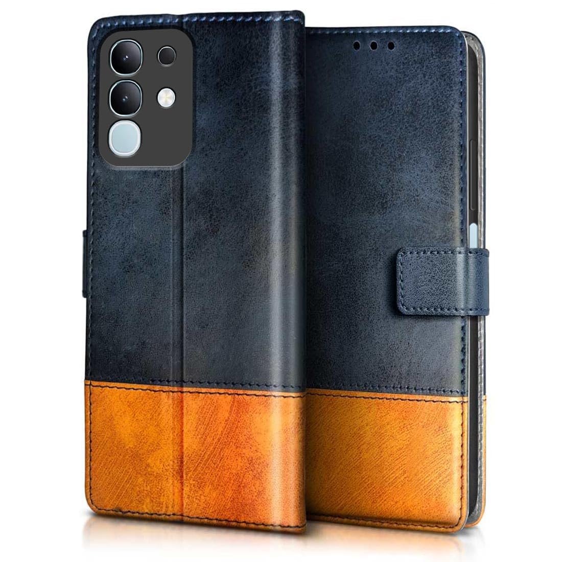 Fashionury Flip Back Case for iQOO Z10x 5G / Vivo iQOO Z10x 5G