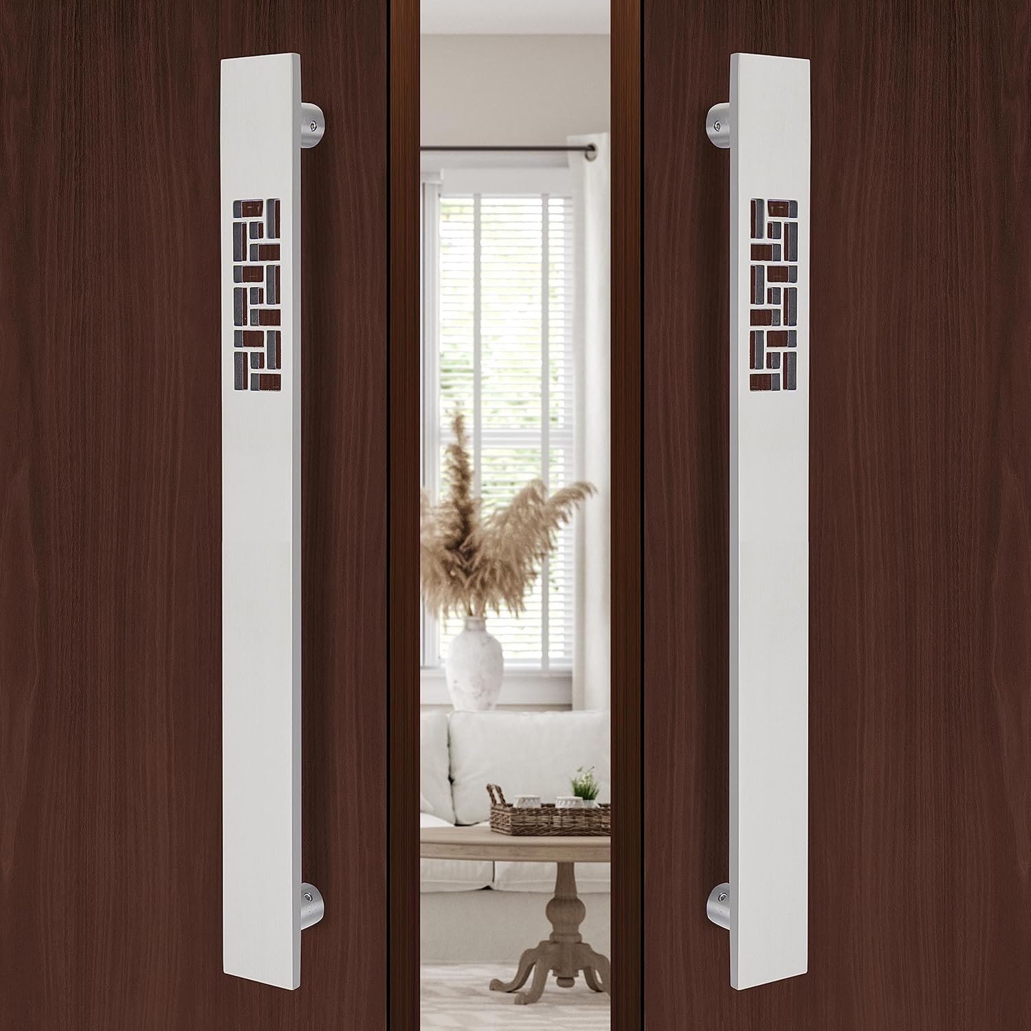 Atom 15.7 inches Stainless Steel Pull Handle | Silver Satin 13.6-inch