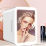 Avira 8 L Mini Fridge Portable Compact Refrigerator (White)