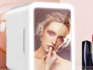 Avira 8 L Mini Fridge Portable Compact Refrigerator (White)