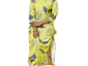 GoSriKi Women’s Rayon Blend Anarkali Printed Kurta with Palazzo & Dupatta
