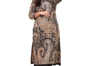 GoSriKi Women’s Rayon Blend Anarkali Printed Kurta with Palazzo & Dupatta
