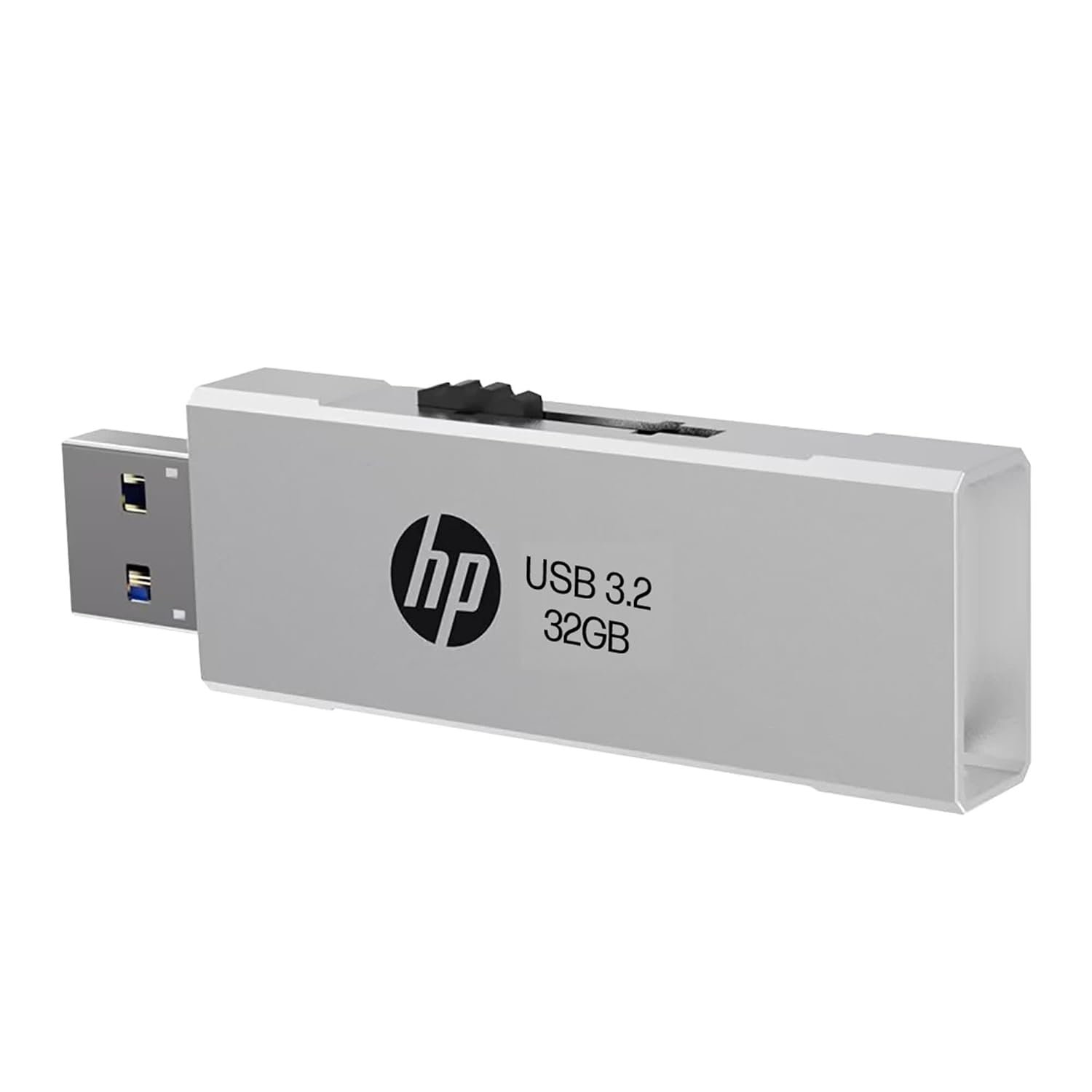 HP 818w 32GB USB 3.2 Flash Drive Silver Metal 16GB