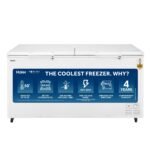 Haier 325 L 2 Star Convertible Triple Inverter Frost-Free Double Door (Black Glass