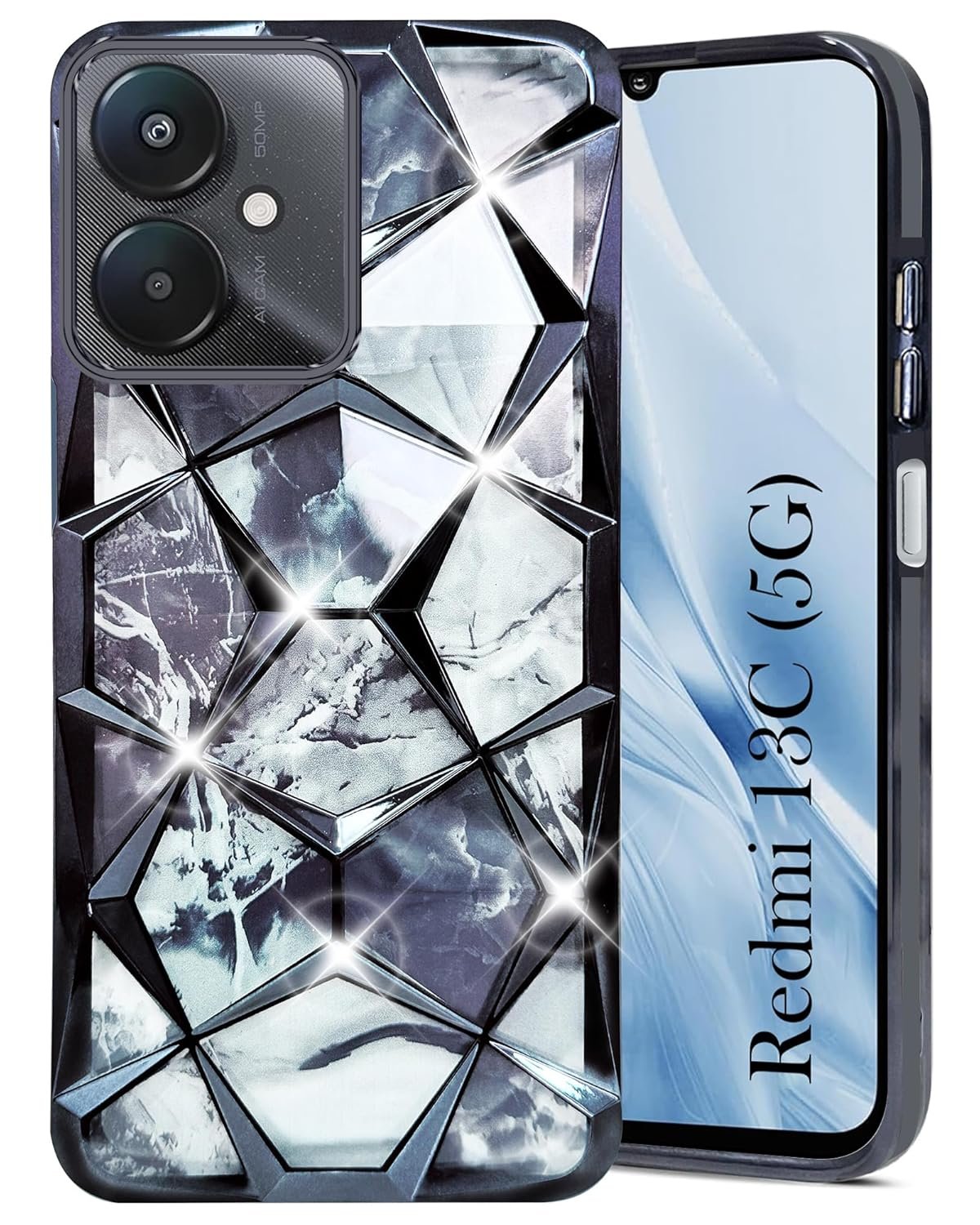 Jkobi Back Cover Case Compatible with Redmi 13C 5G for Redmi 13C 5G