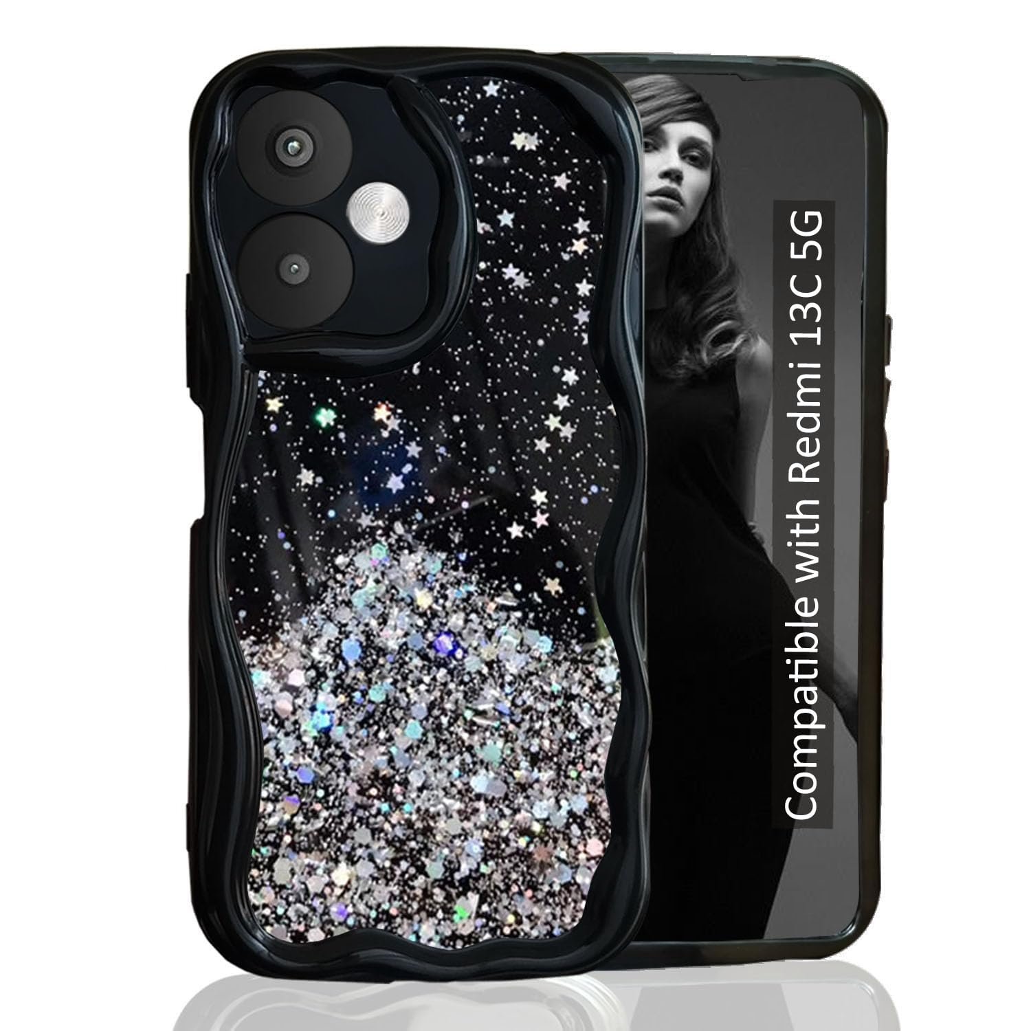 KC Back Cover for Redmi 13C 5G - 3D New Redmi 13C 5G