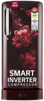 Samsung 183 L 4 Star Digital Inverter Direct-Cool Single Door Refrigerator (Red)