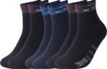 SJeware 12 Pairs Solid Cotton Ankle Length Socks