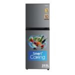 LG 242 L 3 Star Smart Inverter Frost-Free Double Door Refrigerator (Shiny Steel)