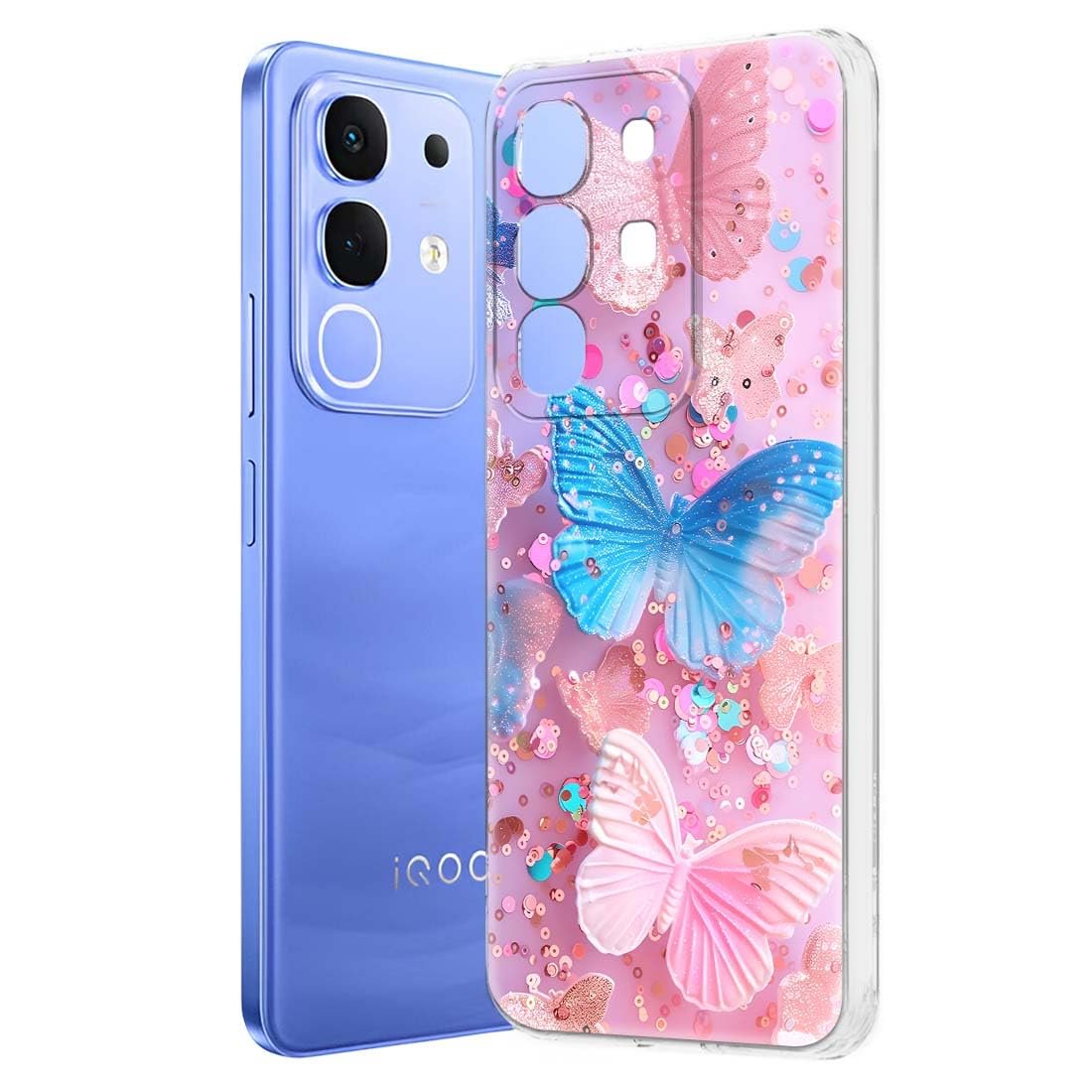 Nainz Designer Printed Soft Silicone Back Case Cover for iQOO iQOO Z10x 5G