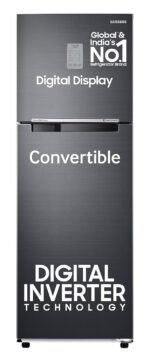 Samsung 465 L 2 Star Frost-Free Double Door Smart Wi-Fi Refrigerator (Black Matt)