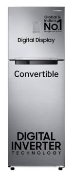 LG 242 L 3 Star Smart Inverter Frost-Free Double Door Refrigerator (Shiny Steel)