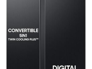 Samsung 465 L 2 Star Frost-Free Double Door Smart Wi-Fi Refrigerator (Black Matt)