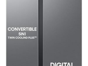 Samsung 465 L 2 Star Frost-Free Double Door Smart Wi-Fi Refrigerator (Black Matt)