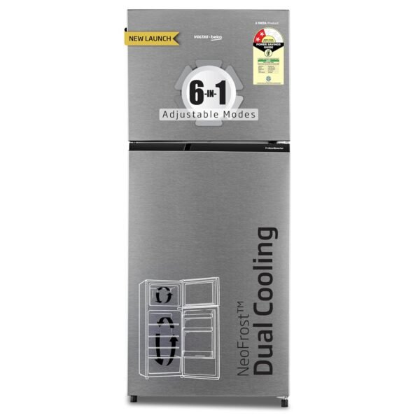 Whirlpool 235 L Frost Free Triple-Door Refrigerator (ProttOn Roy Radiant Steel
