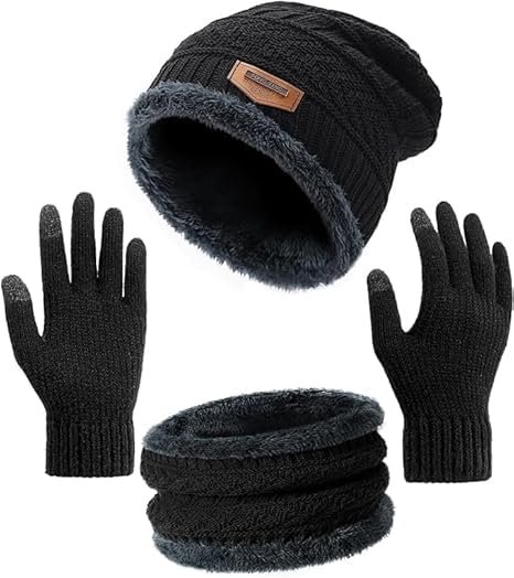 WILDSTICH Cap & Gloves for Men & Women | Soft Boldfit Winter Cap Set