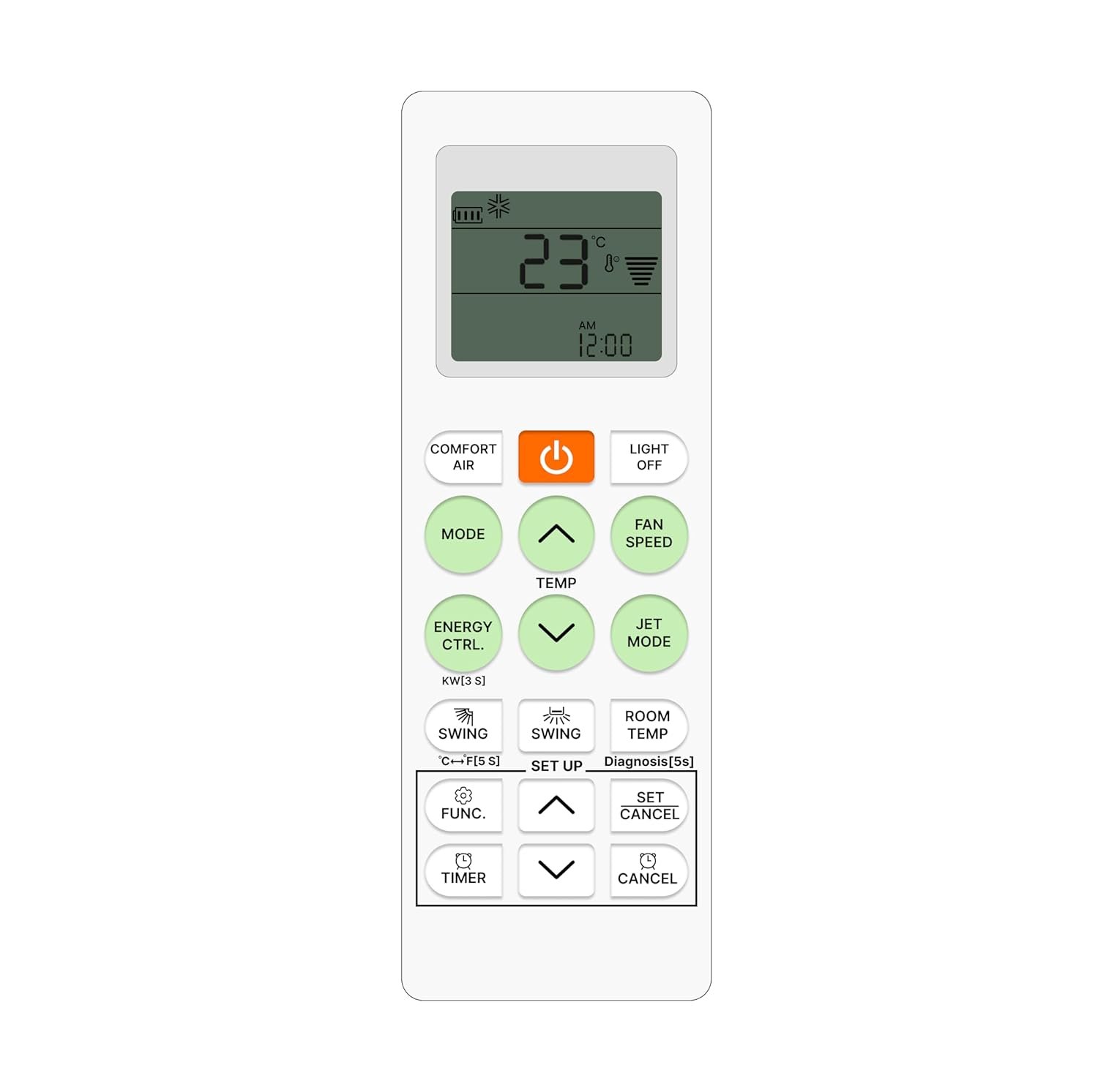 ZIEVA Compatible with LG AC Remote Replacement for 1, 1.5, Window Air Conditioner #1 bestseller