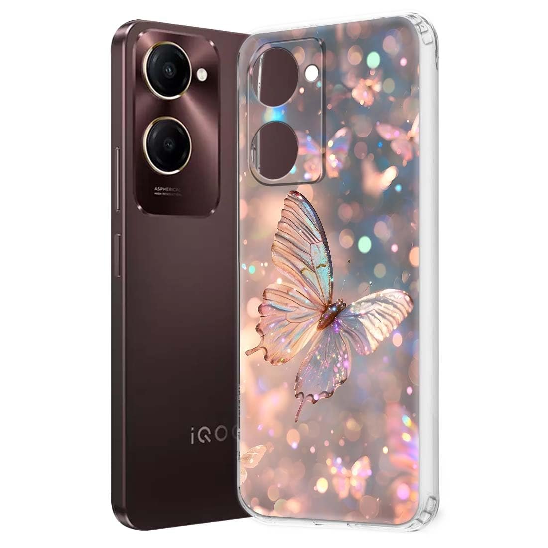 Fashionury Silicone Designer Case for iQOO Z9 Lite 5G Back iQOO Z9 Lite 5G