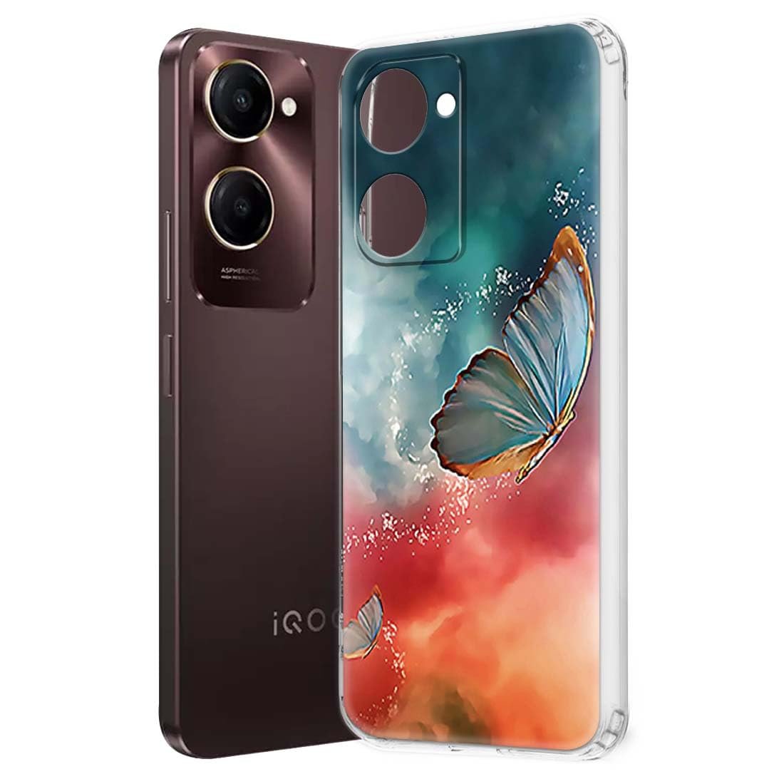 Fashionury Silicone Designer Case for iQOO Z9 Lite 5G Back iQOO Z9 Lite 5G