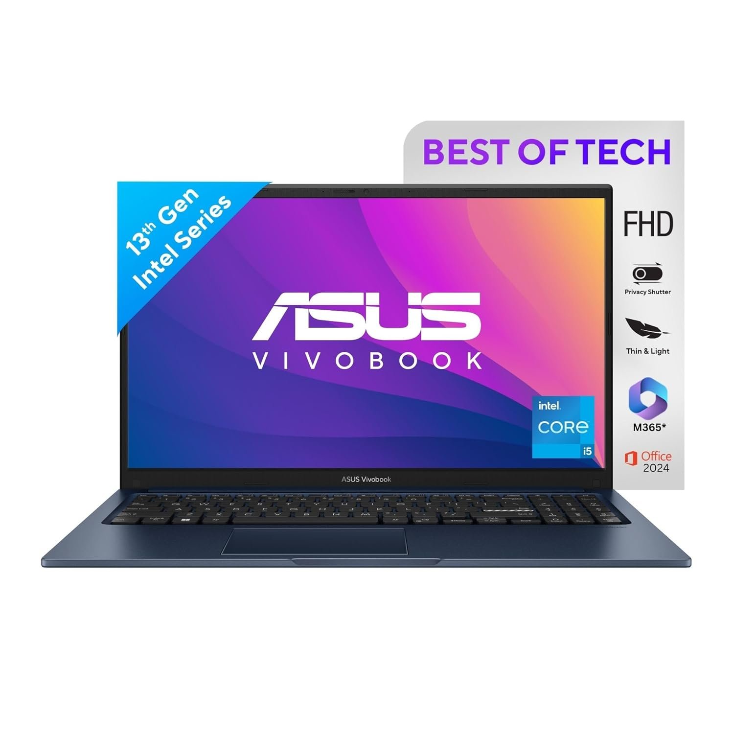 ASUS Vivobook 15, 15.6" FHD (1920 x 1080), Intel Core ASUS Vivobook 15 (13th Gen Core i5-13420H