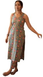 ANNI DESIGNER Women’s Rayon Straight Kurta with Pant & Dupatta