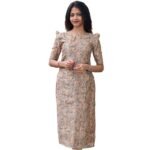 Sun Fashion Chanderi Printed Kurti for Girls