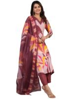 ANNI DESIGNER Women’s Rayon Straight Kurta with Pant & Dupatta